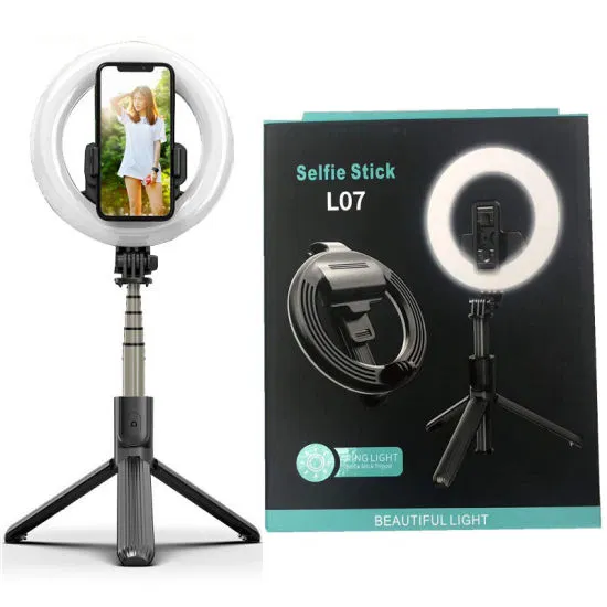 Монопод Ring Light L07 для селфі з кільцевою лампою 16см