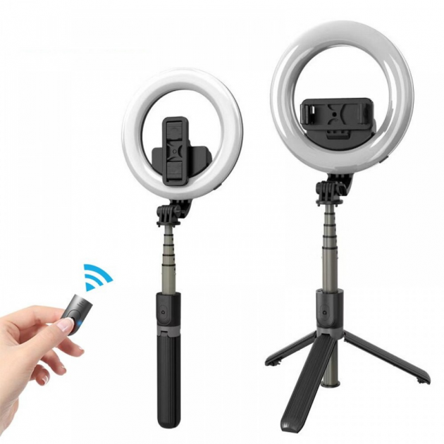 Монопод Ring Light L07 для селфі з кільцевою лампою 16см