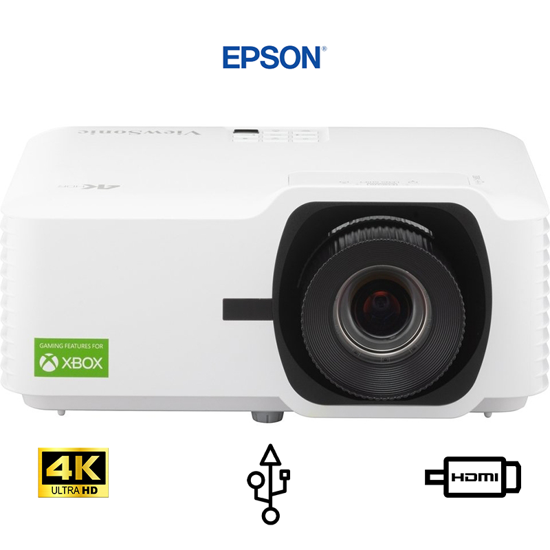 Проектор ViewSonic LX700-4K середньофокусний 3840х2160 4K Ultra HD 3500lm / 15W