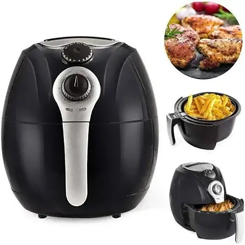 Фритюрниця Domotec MS-3220 Black аерогриль терморегулятор 1300W таймер 4.5L