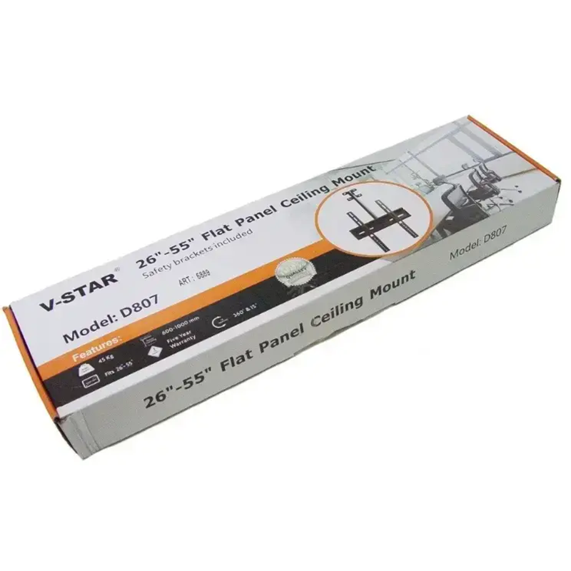 Крепление для телевизора V-STAR D807 кронштейн потолочный 26-55