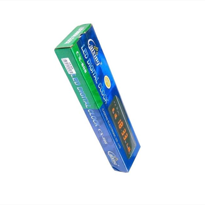 Часы настольные Caixing CX-808 датчик температуры LED green
