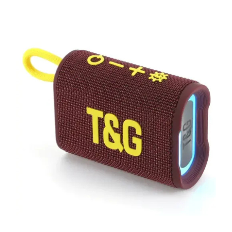 Портативна колонка TG-396 burgundy Bluetooth