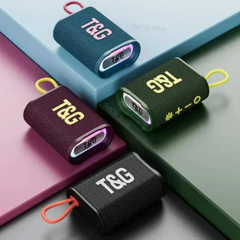Портативна колонка TG-396 burgundy Bluetooth