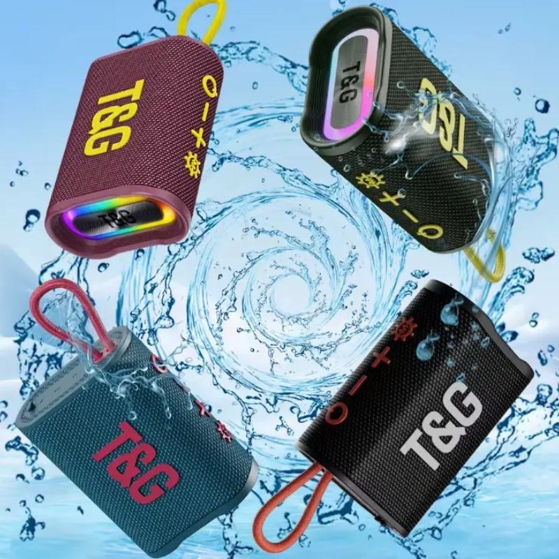 Портативна колонка TG-396 burgundy Bluetooth