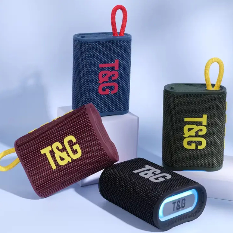 Портативна колонка TG-396 burgundy Bluetooth